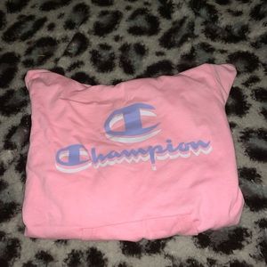 champion t shirt with hoodie
